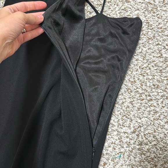 Shelli Segal Laundry black criss cross strap dress 6 - Picture 5 of 8